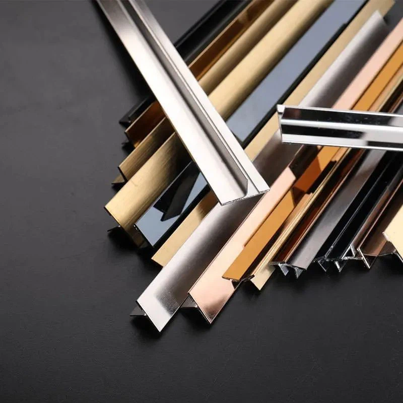 T Shape Stainless Steel Tile Trim factory
